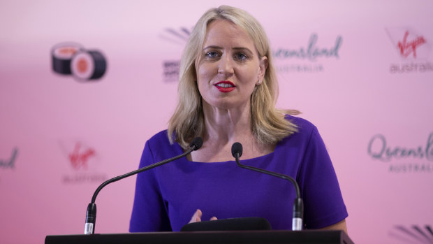 Kate Jones, Minister for Tourism and Innovation, says she is willing to explore again a tourism bus for Brisbane with seed funding from Destination Queensland.