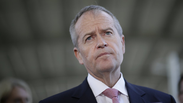 Opposition Leader Bill Shorten in Gosford on Saturday morning, responding to questions about Melissa Parke's decision to quit as Labor candidate for Curtin.