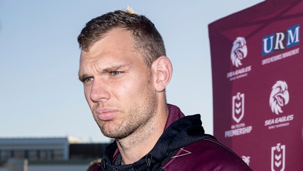 “I’ve come to terms with it″⁣: Tom Trbojevic has lost his coveted Manly No.1 jersey.