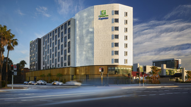 The newly-opened Holiday Inn Express at Sydney Airport, Mascot, Sydney