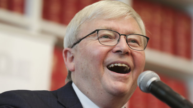 Former prime minister Kevin Rudd.