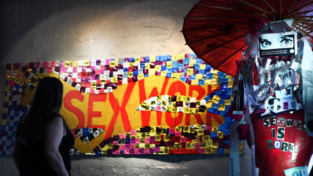 An art exhibition by Victorian sex workers highlights International Sex Worker Rights Day. 