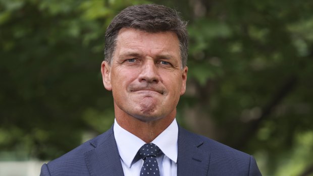 Holding court: Energy Minister Angus Taylor. 