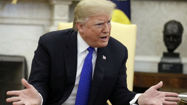 President Donald Trump walked out of a meeting with Chuck Schumer and Nancy Pelosi.