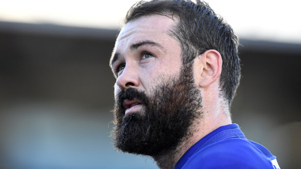 Emotional return: Aaron Woods will face the Wests Tigers for the first time since leaving.