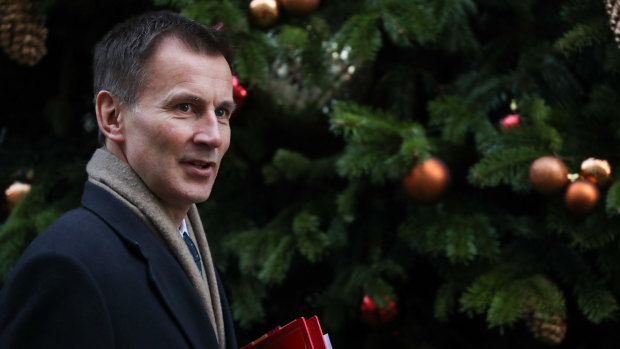Foreign secretary and potential leadership contender Jeremy Hunt.