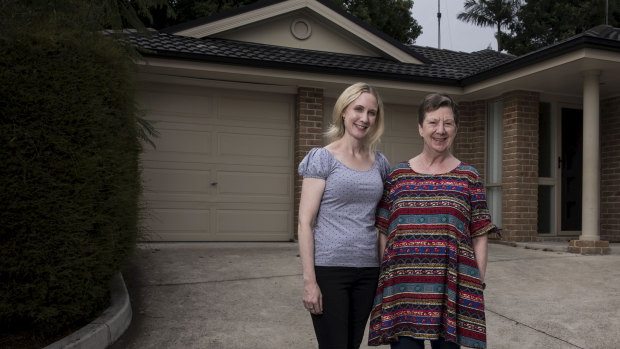 Mother and daughter, Joanne and Lyn Auberson, have pooled their money to buy a house in the Sydney market.