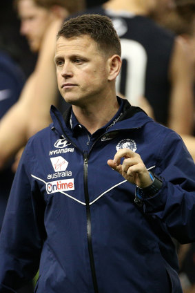 Crunch time: Blues coach Brendon Bolton.