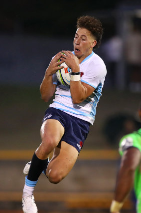 Nawaqanitawase impressed in the air against the Highlanders in a trial earlier this month. 
