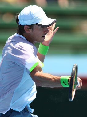 Alex de Minaur played at this year’s Kooyong Classic.