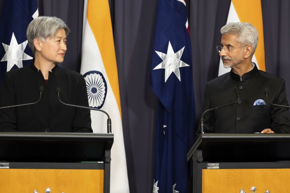 Foreign Affairs Minister Penny Wong said she had met her Indian counterpart Subrahmanyam Jaishankar more times than any other foreign minister. 