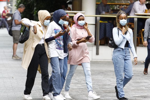 Masks are mandatory for people in Brisbane as of 6pm Friday. 