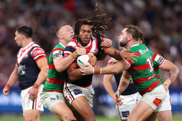 Roosters winger Dom Young.