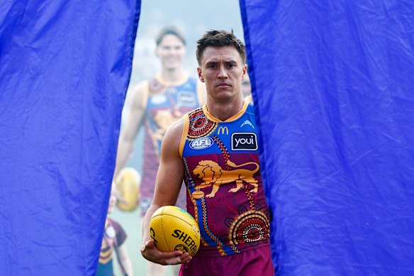 Looking through: Brisbane’s Hugh McCluggage.