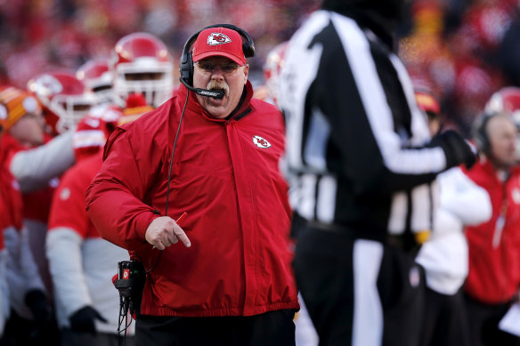 Kansas City Chiefs coach Andy Reid.