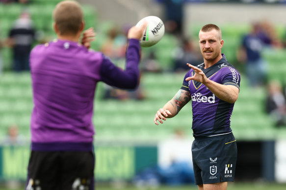 Cameron Munster has to decide whether to stay with the Storm or return to Queensland.