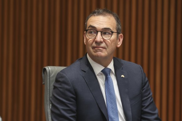 South Australian Premier Steven Marshall said everyone from Victoria and NSW except Byron Shire could enter from Tuesday.