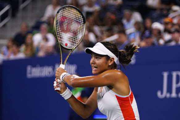 Emma Raducanu lost in the first round of the US Open.