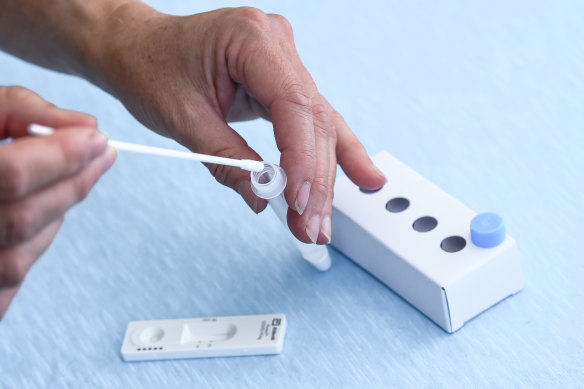 A rapid antigen test is now considered enough to diagnose a COVID-19 case and will be included in NSW Health data.