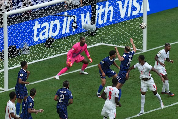 Ezri Konsa (No. 2) scored England's second goal against France.