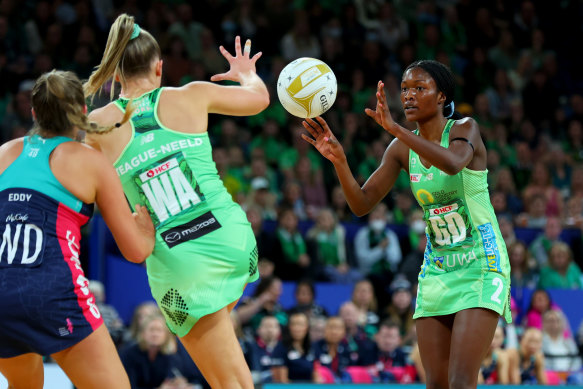 Players can choose any combination of uniform items after Netball Australia changed its uniform policy. 