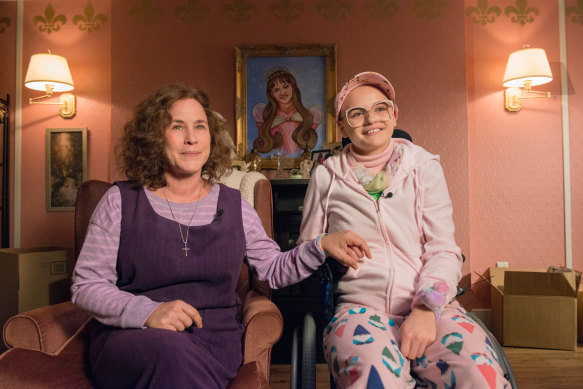Patricia Arquette (left) with Joey King in  <i>The Act</i>.