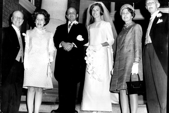 Robert and Elizabeth were married at St. James’ Church, King Street, 1968.