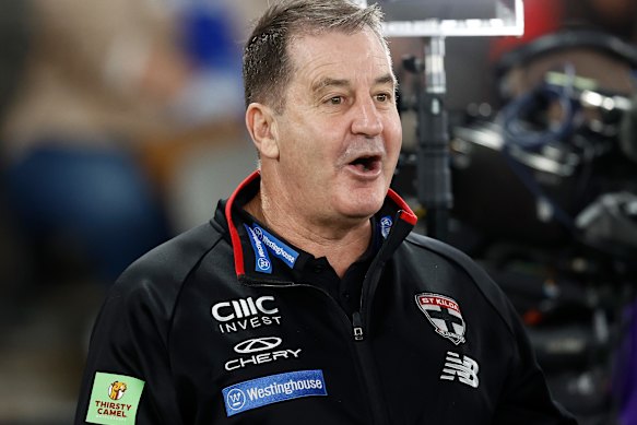 ST Kilda coach Ross Lyon 