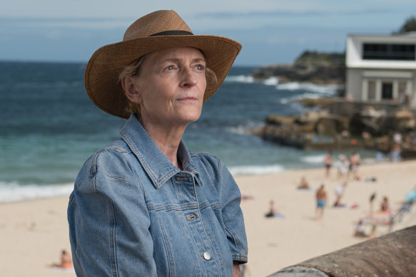 Anne Gately at Coogee Beach.