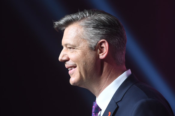 Seven West Media’s James Warburton.