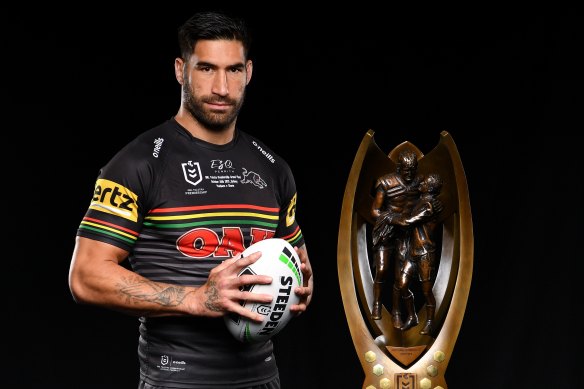 James Tamou led the Panthers in last year’s grand final.