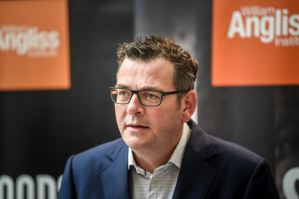 Victorian Premier Daniel Andrews on Friday last week, his last day of work for the year.