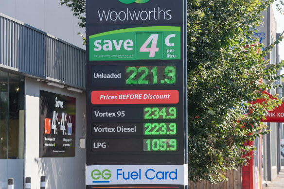 Petrol prices have reached record highs in Sydney and Melbourne.
