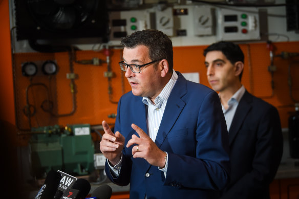 Victorian Premier Daniel Andrews on Thursday.