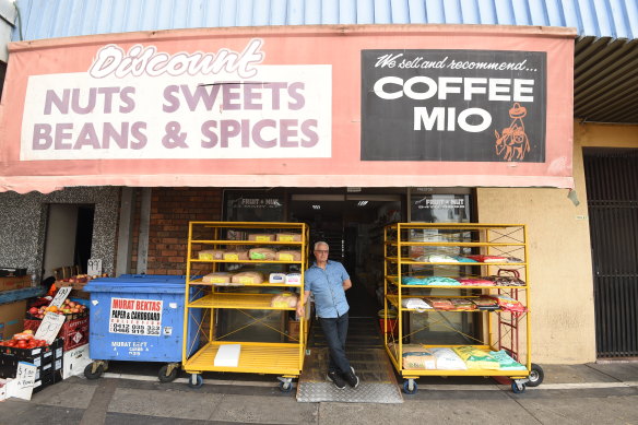 Fadi Hamdani owner of Original Fruit & Nut store in the Preston Market.