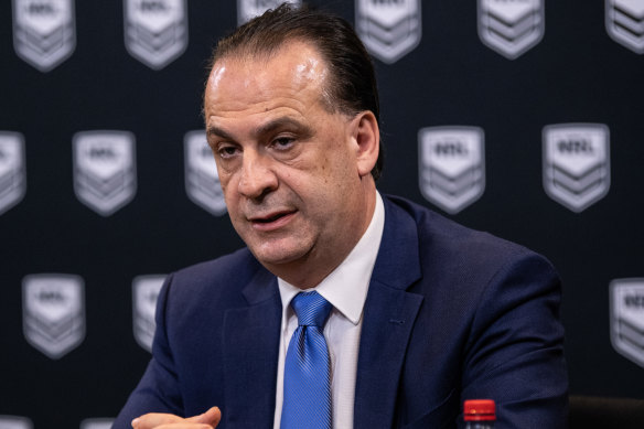 ARLC chairman Peter V'landys wants an early return for the NRL.