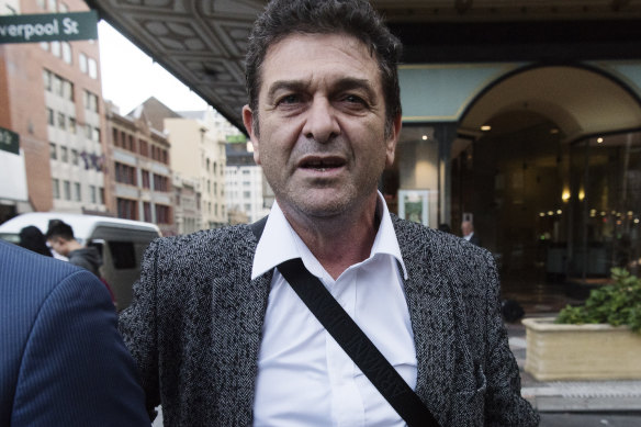 Marcello Casella attending his NSW District Court trial in 2018.