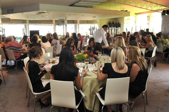 Mercedes-Benz Ladies Day lunch on day one of the Melbourne Grand Prix in 2010.

