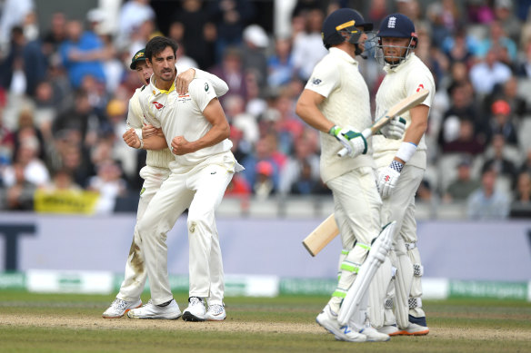 Mitchell Starc played one Test on the 2019 Ashes tour.