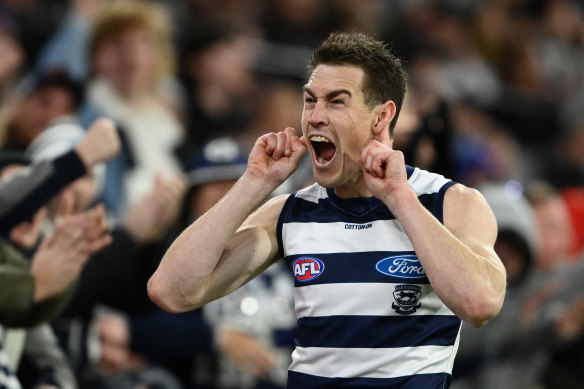 Jeremy Cameron may miss the Cats’ season opener against Collingwood.
