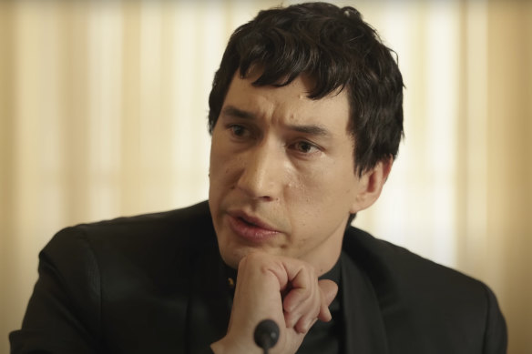Adam Driver plays a visionary Nobel Prize winning architect in Megalopolis. 