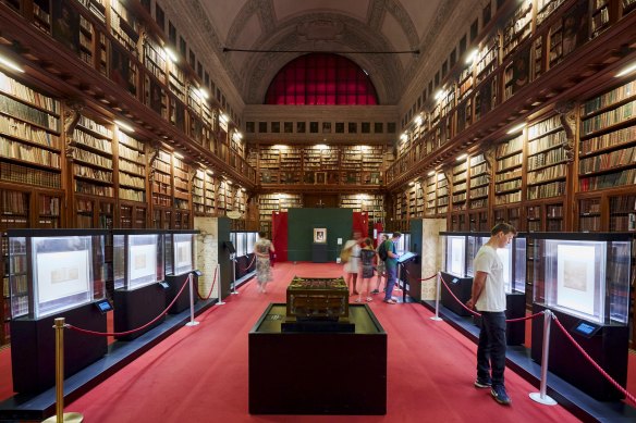 Da Vinci’s Codex Atlanticus is housed under strict conditions in Milan’s Ambrosiana library.