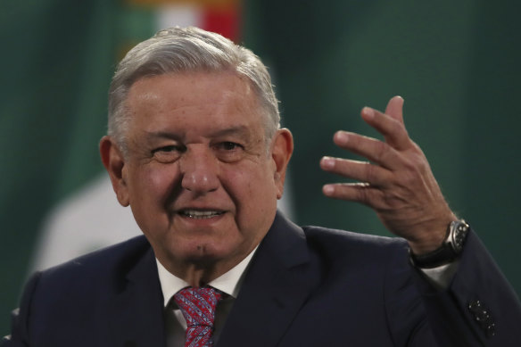 Mexican President Andrés Manuel López Obrador.