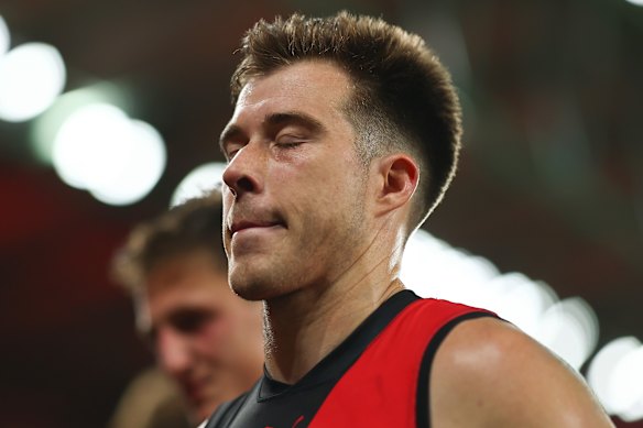 It was another rough night for Zach Merrett and the Bombers.