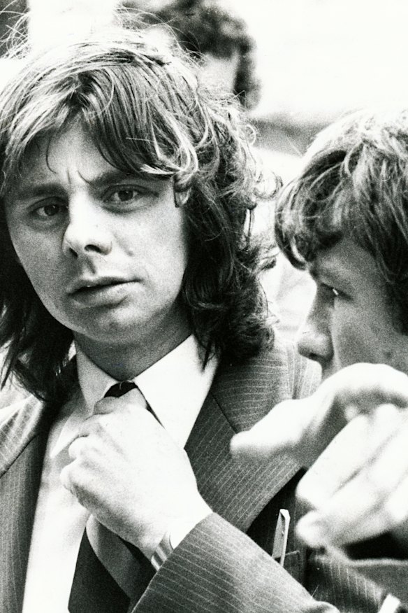 He went thataway. Tony Wright with fellow reporter Andrew Rule when Ray Chuck was shot in 1979.