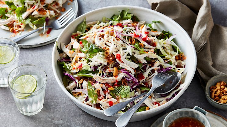 Adam Liaw shares the secret to perfectly poached chicken in this simple, vibrant salad-image