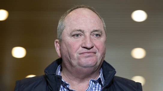 Former Nationals leader Barnaby Joyce.