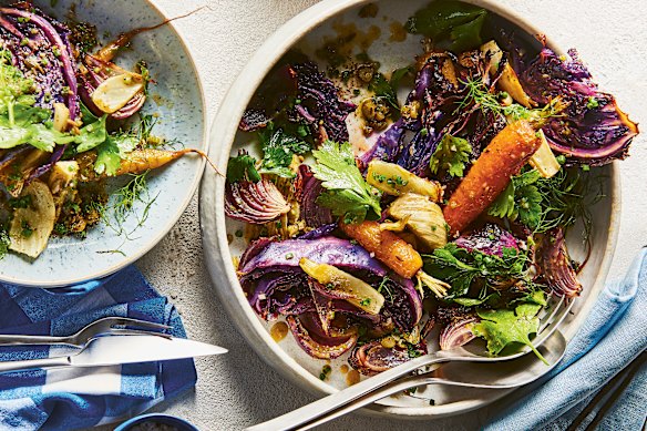 sachin and babi light blue dress Warm Winter Salad main image 0