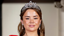 Princess Ariane of The Netherlands made her tiara debut at the Japanese state dinner, wearing a diamond headpiece previously belonging to Queen Emma, her great-great-great-grandmother.