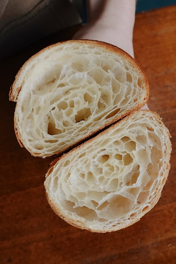 Freshly baked croisant.